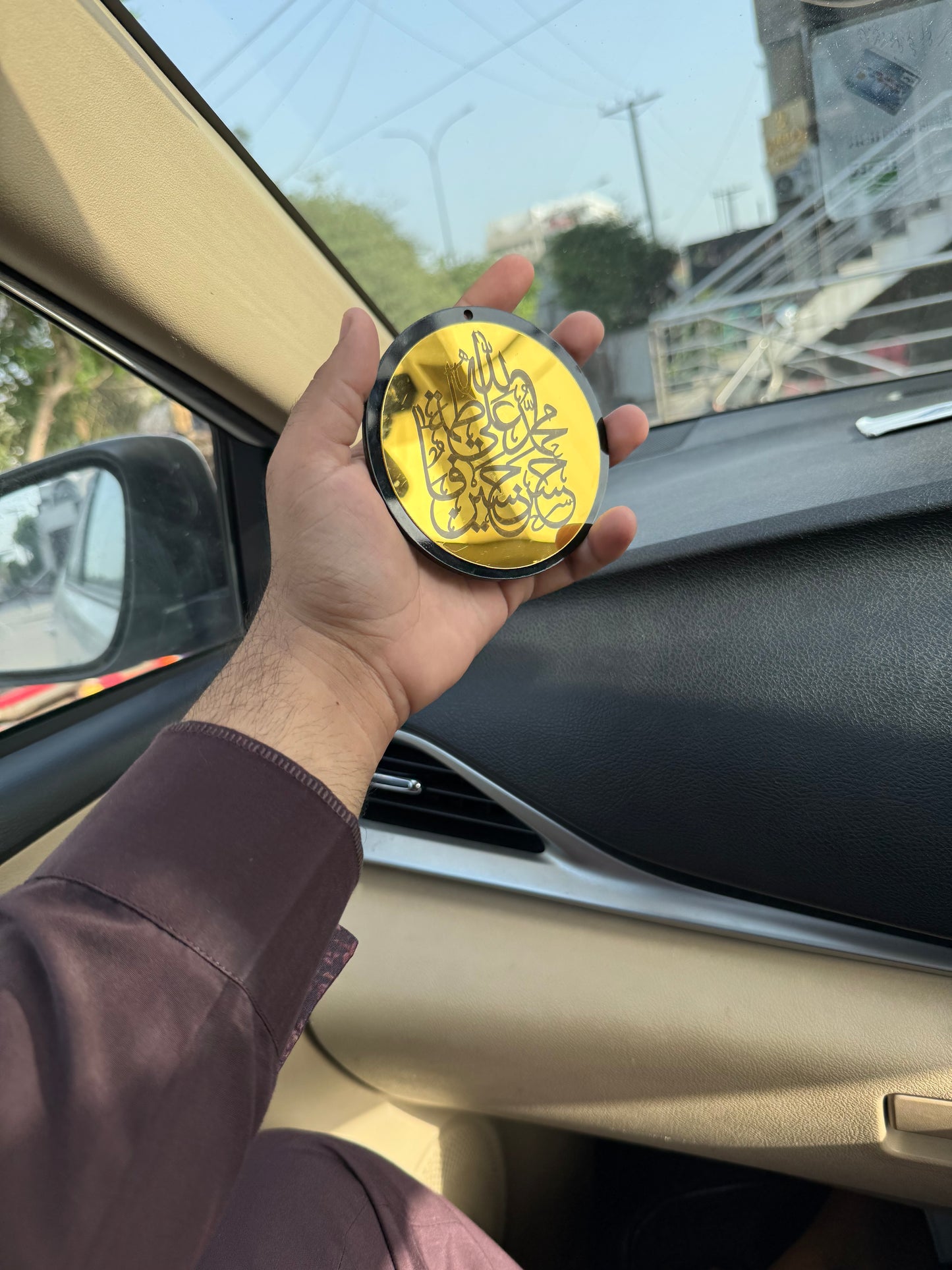 Acrylic Car Hanging Ornament – 3 Variants | Flat 70% OFF | Stylish Car Interior Accessory 🚗✨