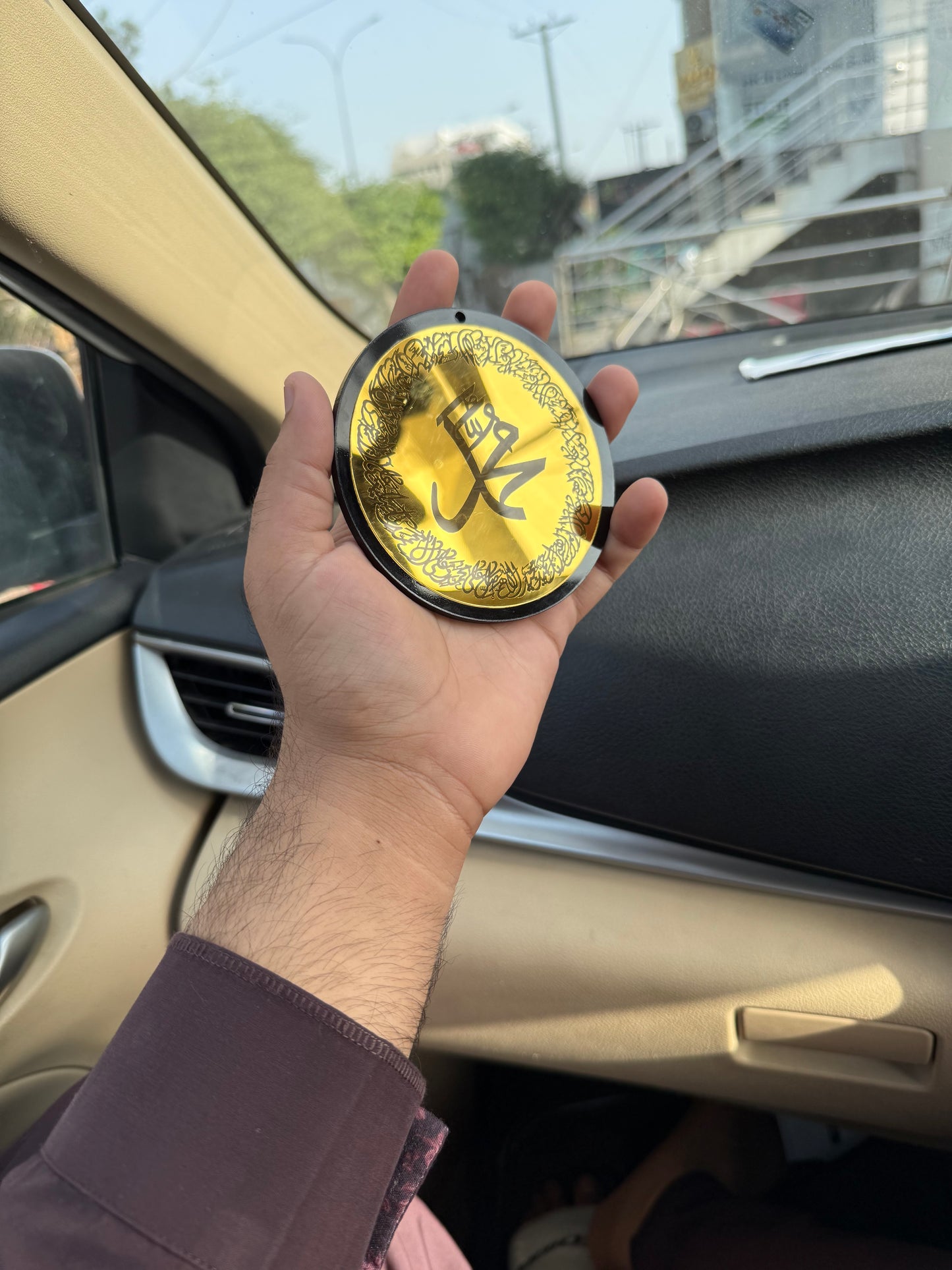 Acrylic Car Hanging Ornament – 3 Variants | Flat 70% OFF | Stylish Car Interior Accessory 🚗✨