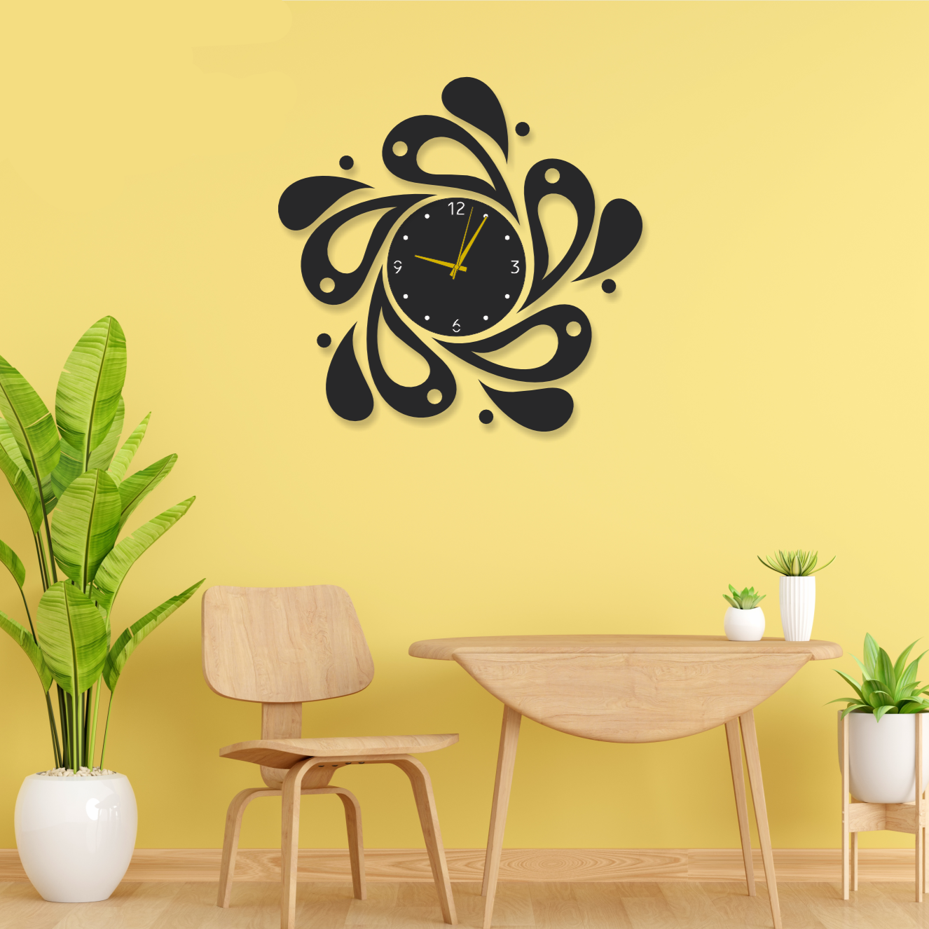New Style DIY Large Clock- Wooden