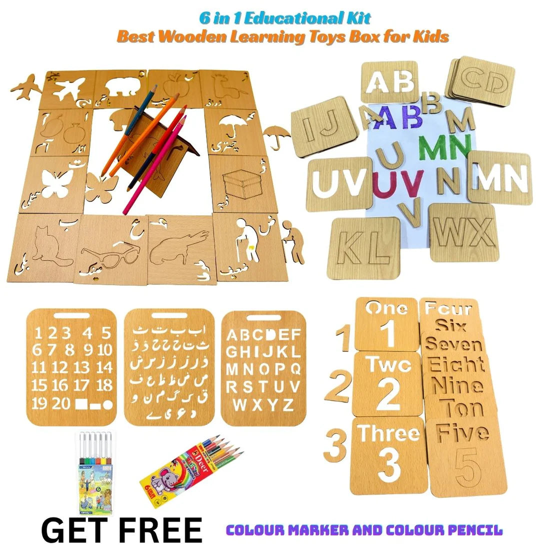 6IN1 - Best Learning Toys For Kids