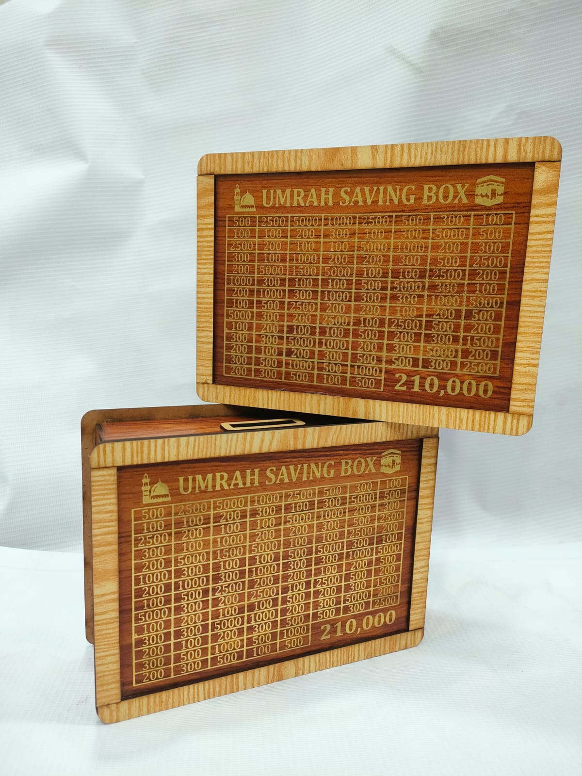 Set of 2 Umrah Saving Boxes – Buy 1 Get 1 Free Offer