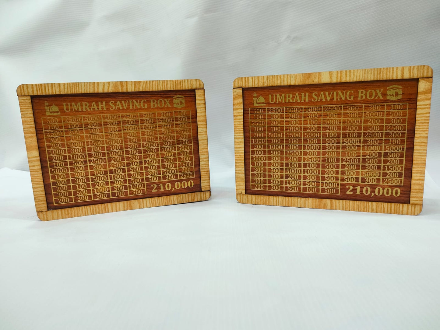 Set of 2 Umrah Saving Boxes – Buy 1 Get 1 Free Offer