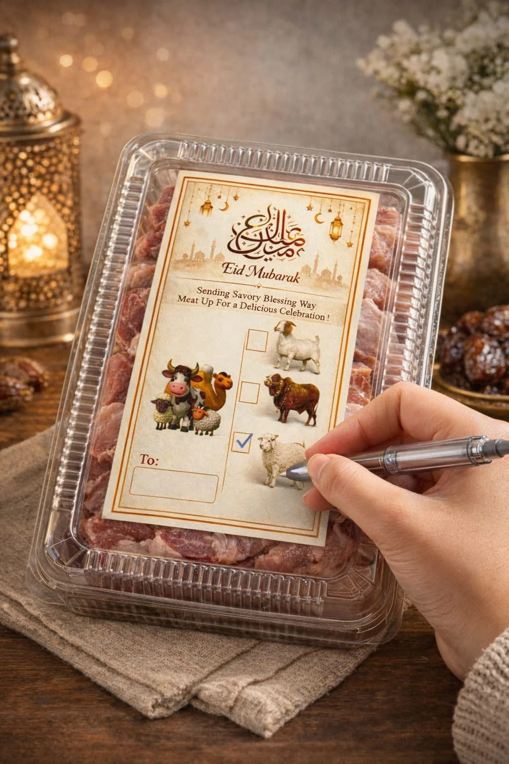 🐐💰 Qurbani meat Box – Plan Your Sacrifice with Ease & Blessings