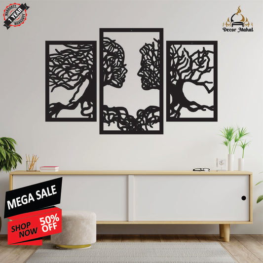 Set of 3 FACE TREE